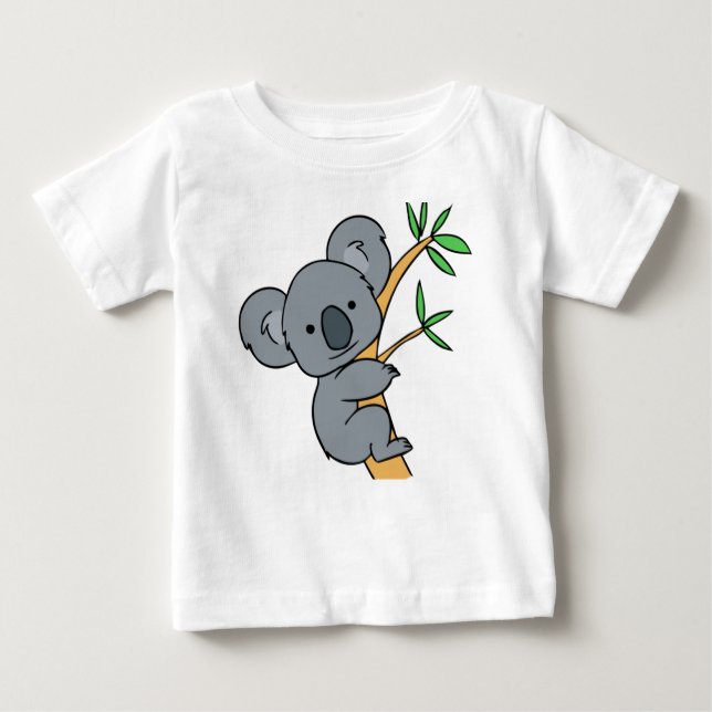 Niedlicher Koala-Bär Baby T-shirt (Vorderseite)