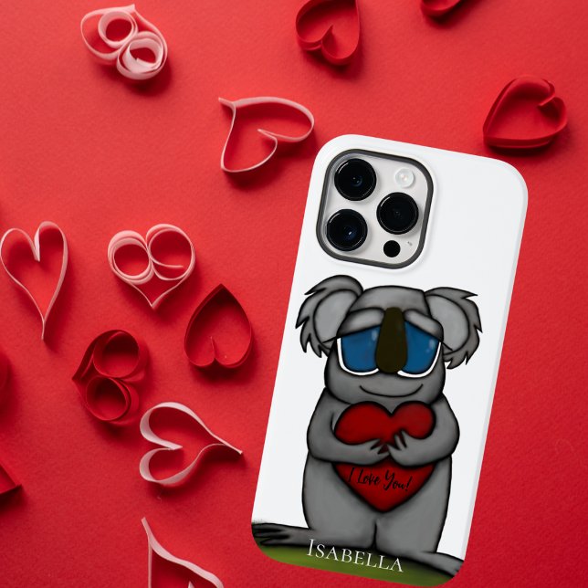 Niedlicher Koala-Bär Case-Mate iPhone Hülle (Von Creator hochgeladen)