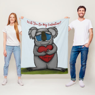 Niedlicher Koala-Bär Fleecedecke