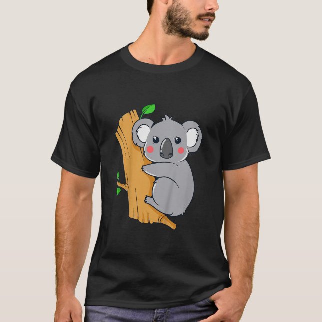 Niedlicher Koala-Bär für Kinder Kinder Koala-Bär T-Shirt (Vorderseite)