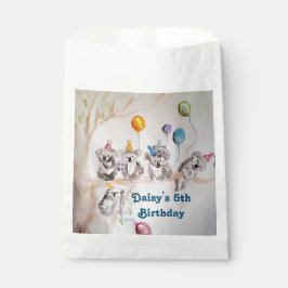 Niedlicher Koala Bär Geburtstag Tier-Gastgeschenk- Geschenktütchen