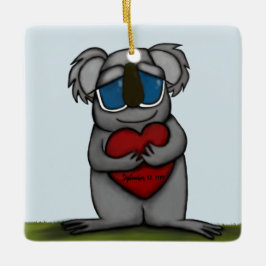 Niedlicher Koala-Bär Keramikornament