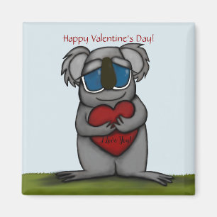 Niedlicher Koala-Bär Magnet