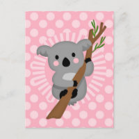 Niedlicher Koala Bär - Rosa Graue Girl