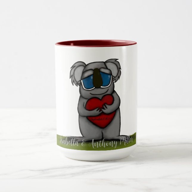 Niedlicher Koala-Bär Tasse (Zentrum)