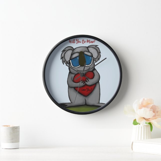 Niedlicher Koala-Bär Uhr (Zuhause)