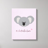 Niedlicher Koala Bear Australien Liebe pink