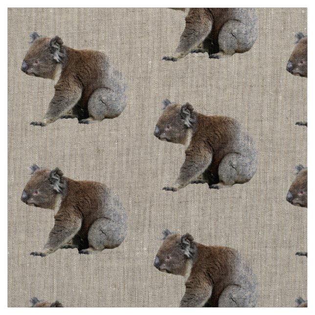 Niedlicher Koala-Foto-Druck Stoff (Muster)