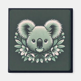 Niedlicher Koala-Gesichtsmagnet Magnet