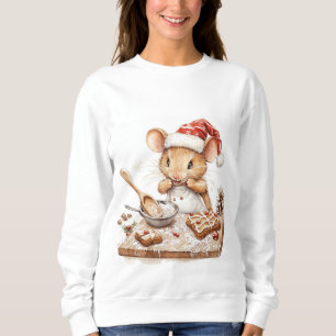 Niedlicher Koch der Weihnachtsmäuse Sweatshirt