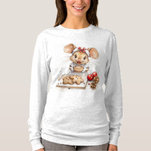 Niedlicher Koch der Weihnachtsmäuse T-Shirt