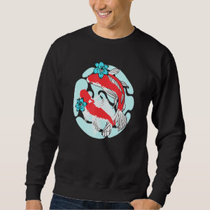 Niedlicher Koi Fish Couple Koi Niedlicher Fischtei Sweatshirt