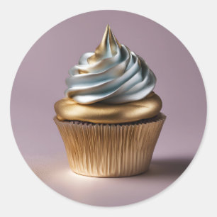 Niedlicher Konditorgebäck Rundaufkleber Konditorei Runder Aufkleber