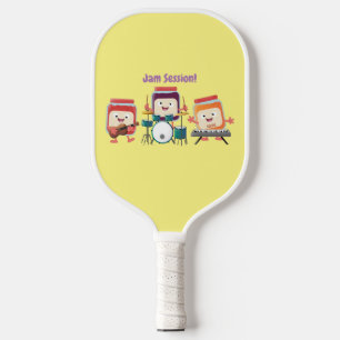 Niedlicher Konfitüre Cartoon Musiker Spaß Pickleball Schläger