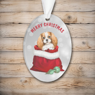 Niedlicher König Charles Spaniel Gift Überraschung Ornament