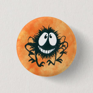 Niedlicher Kooky Halloween Spider Button! Button