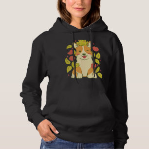 Niedlicher Korgi-Hund und Frosch 1 Hoodie