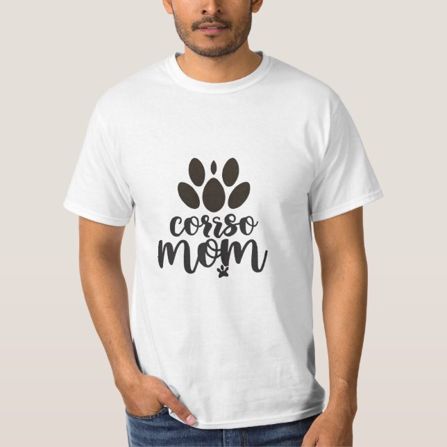 niedlicher Korsohund Mama Lust auf Korso Mama T-Shirt (Vorderseite)