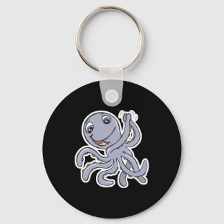 niedlicher Krake Schlüsselanhänger