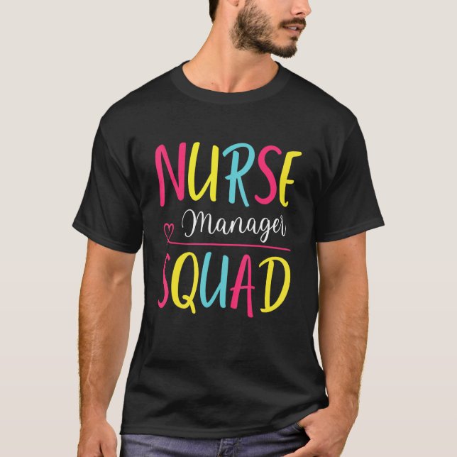 Niedlicher Krankenpfleger-Manager Squad Niedliche  T-Shirt (Vorderseite)