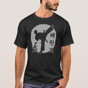 Niedlicher Kriegskampf-Vorlagensport Taekwondos T-Shirt