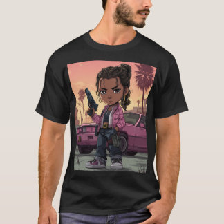Niedlicher Krimineller‑Stadtverursacher T-Shirt