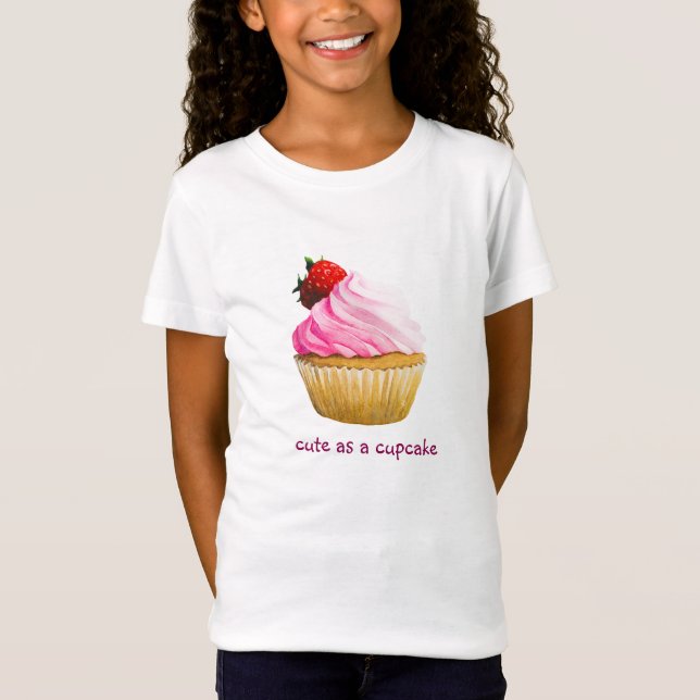 Niedlicher Kuchenentwurf T-Shirt (Vorderseite)
