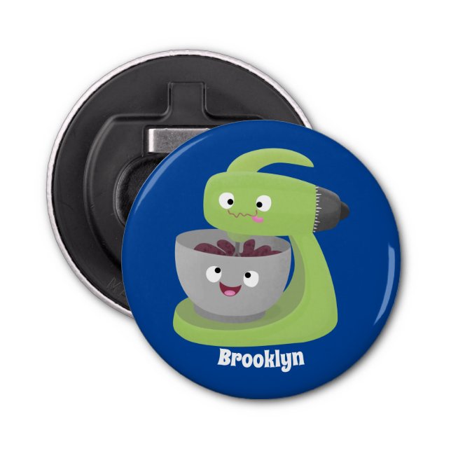 Niedlicher Kuchenmischer Cartoon Flaschenöffner (Vorderseite)