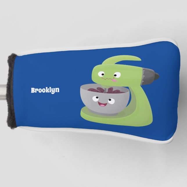 Niedlicher Kuchenmischer Cartoon Golf Headcover (Vorderseite)