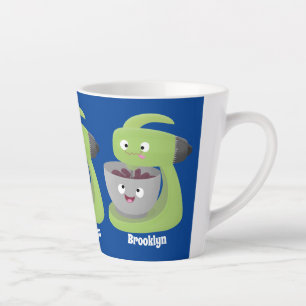 Niedlicher Kuchenmischer Cartoon Milchtasse
