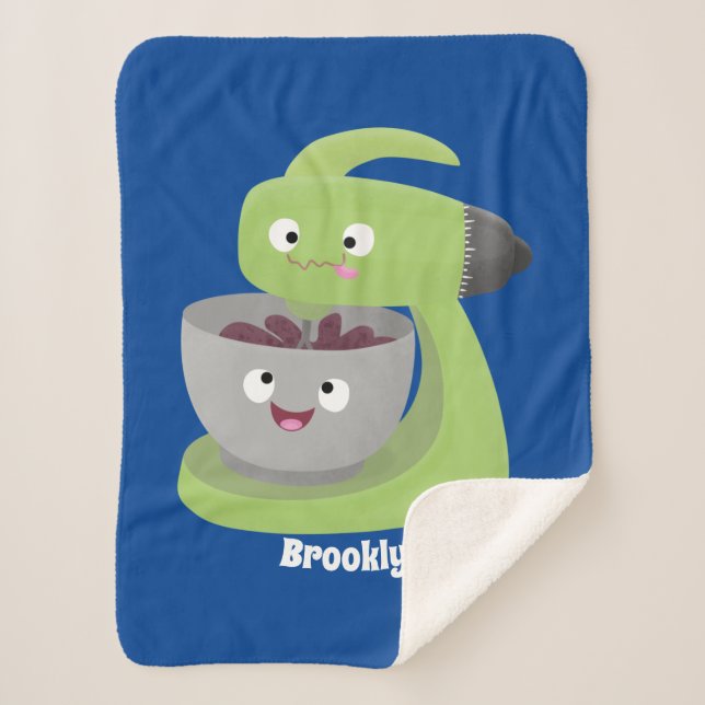 Niedlicher Kuchenmischer Cartoon Sherpadecke (Vorderseite)