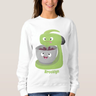 Niedlicher Kuchenmischer Cartoon Sweatshirt