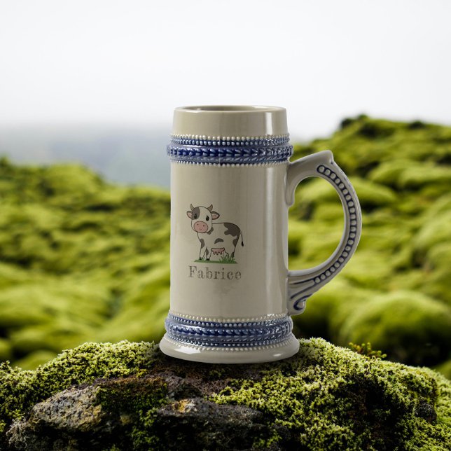 Niedlicher Kuhbier Stein Bierglas (Cute Cow Beer Stein)