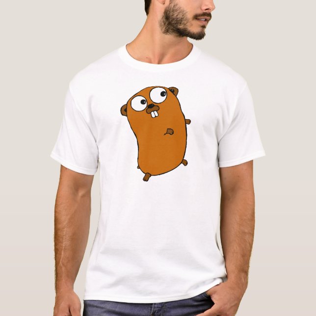 niedlicher kundengerechter Gopher T-Shirt (Vorderseite)