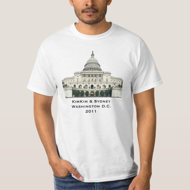 Niedlicher kundengerechter Washington DC-T - Shirt (Vorderseite)