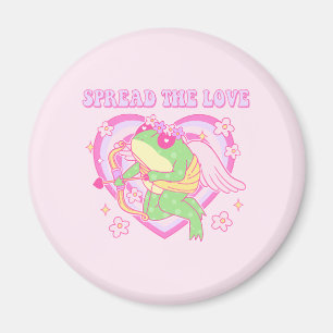 Niedlicher Kupider Frosch - Verbreitung der Liebe Magnet