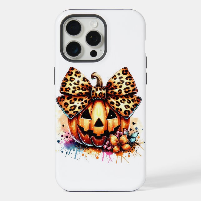 Niedlicher Kürbis iPhone Hülle (Rückseite)