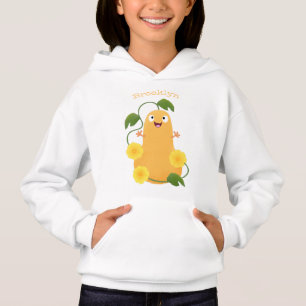 Niedlicher Kürbiskürbis Cartoon Hoodie