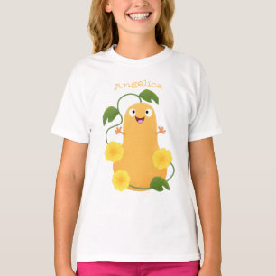 Niedlicher Kürbiskürbis Cartoon T-Shirt