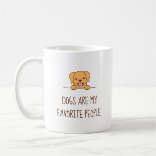 Niedlicher Labrador Hund Peeking oben Zitat Kaffeetasse
