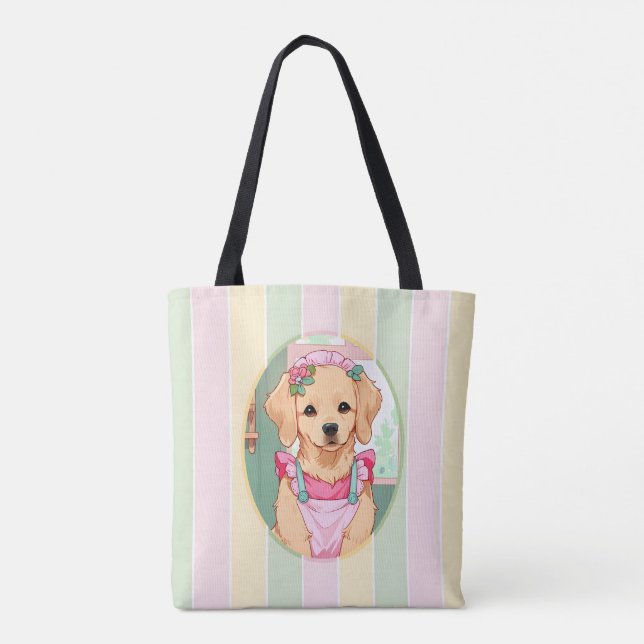 Niedlicher Labrador Retriever Pastell Lines Cotatt (Rückseite)