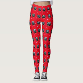 Niedlicher Labrador Retriever Welpenweihnachtsfest Leggings