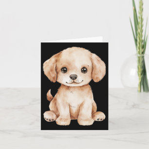 Niedlicher Labrador Welpen Vater Mama Retriever Do Karte