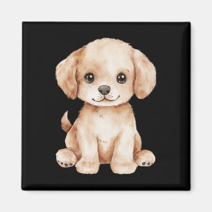 Niedlicher Labrador Welpen Vater Mama Retriever Do Magnet