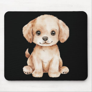 Niedlicher Labrador Welpen Vater Mama Retriever Do Mousepad