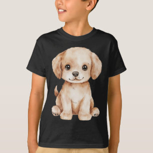 Niedlicher Labrador Welpen Vater Mama Retriever Do T-Shirt