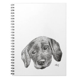 Niedlicher Labrador-WelpeSketchbook Notizblock