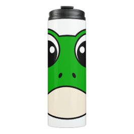 Niedlicher Lächelfrosch Thermosbecher