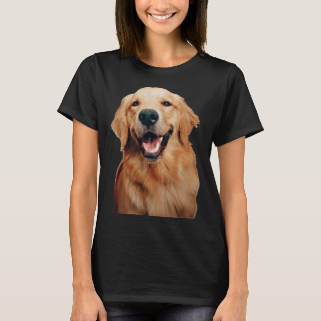 Niedlicher Lächeln Labrador Retriever Dog T-Shirt (Vorderseite)