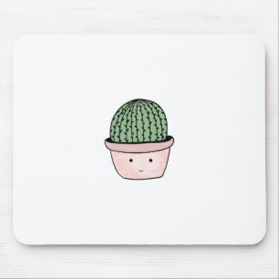 Niedlicher lächelnder Kaktus Mousepad